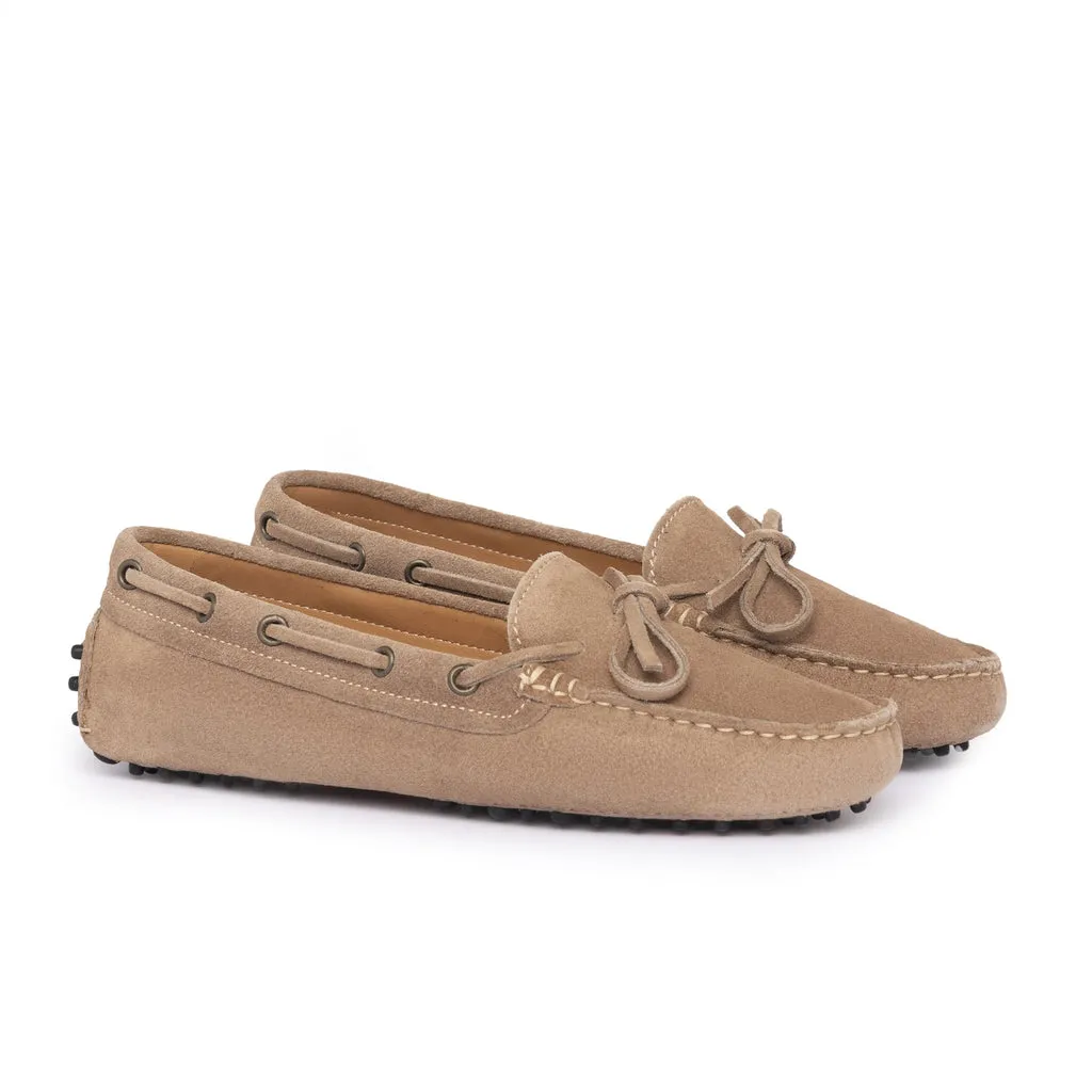 Women's Suede Rubber D - Taupe