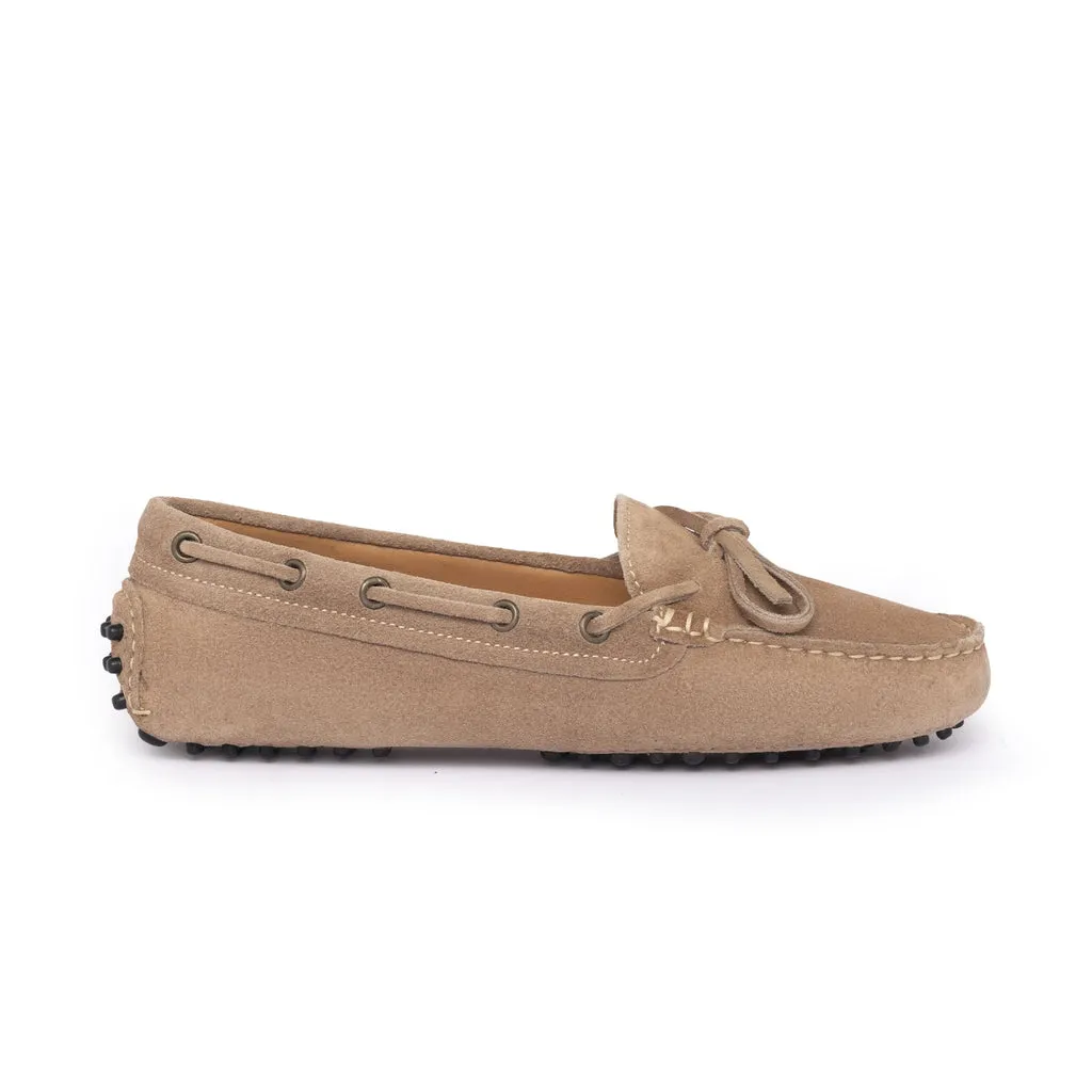 Women's Suede Rubber D - Taupe