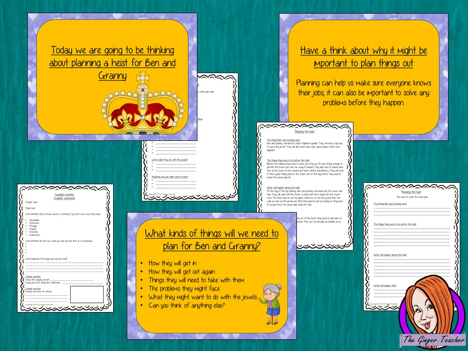 Writing a Plan Complete Lesson – Gangsta Granny