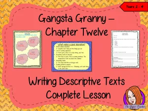 Writing Descriptive Texts Lesson  – Gangsta Granny