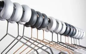 Xangar Hanger Spacers, Hanger Dividers, Garment Dividers, Round Clothing Size Dividers, Closet Clothes Organizer System for Adults, Teens and Kids (Gray 50 Pack)