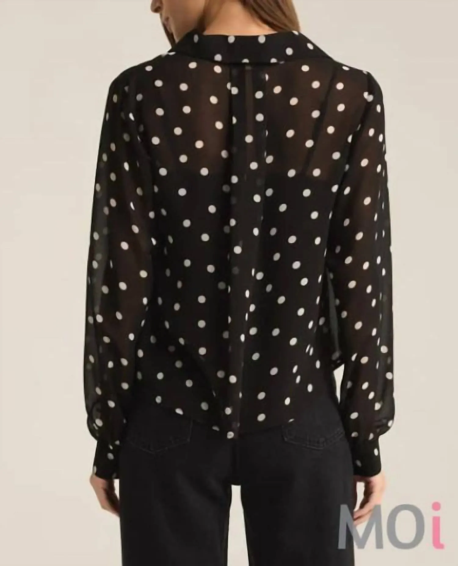 Z Supply - Vivienne Polka Dot Crepe Blouse