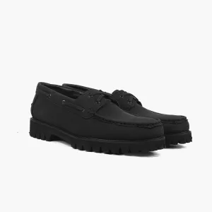 Zampa Black Boat Shoes